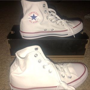 High top white converse